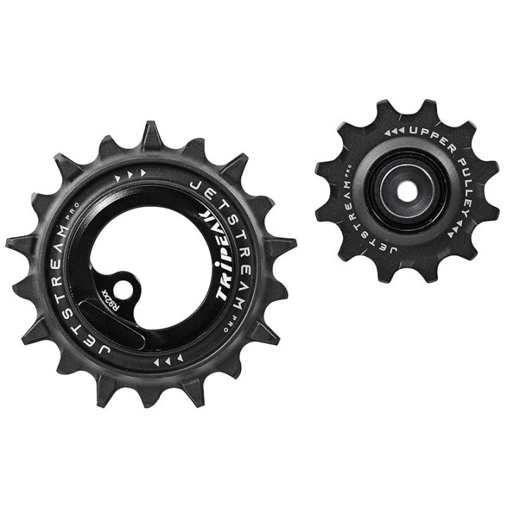 Galet Dérailleur Aopw Tripeak 12-18 Dents Céramique 11X2V. Shimano Dura-Ace R9100 Noir (Jeu De 2) (Garantie 4 Ans)