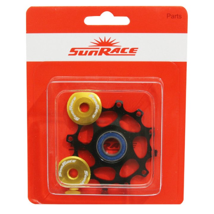 Galet Dérailleur Sunrace 12 Dents Ceramic Pour Dérailleur 12-11-10V. Ms30-Mx60-Mz80 (Vendu A L'Unite)