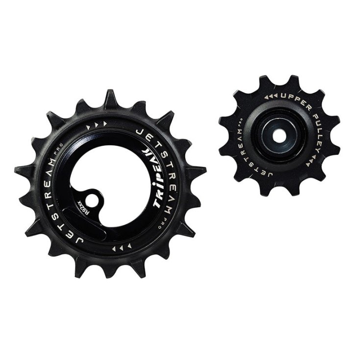 Galet Dérailleur Aopw Tripeak 12-18 Dents Céramique 12X2V. Shimano Dura-Ace R9200 Noir (Jeu De 2) (Garantie 4 Ans)