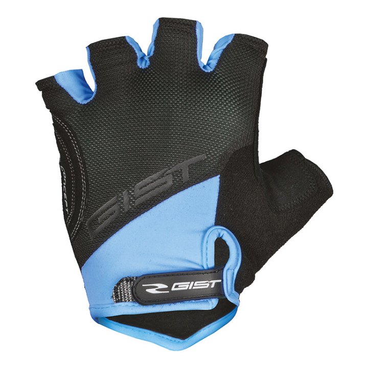 Gants Vélo Court Gist D-Grip Gel Été Bleu M (Paire Sur Carte) Avec Velcro