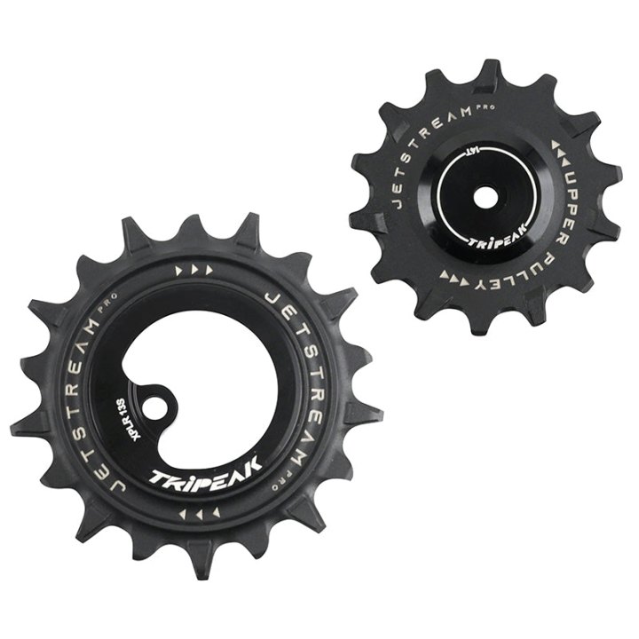 Galet Dérailleur Aopw Tripeak 14-18 Dents Céramique 13X1V. Sram Axs Xplr Red E1-Force-Rival E1 Noir (Jeu De 2) (Garantie 4 Ans)