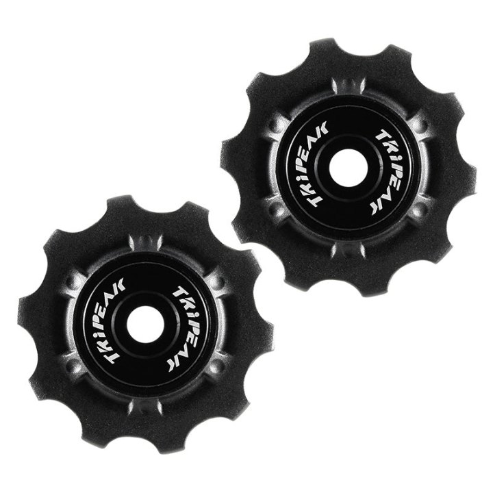 Galet Dérailleur Route Tripeak 10-10 Dents Céramique 11-10V. Campagnolo Noir (Blister De 2)
