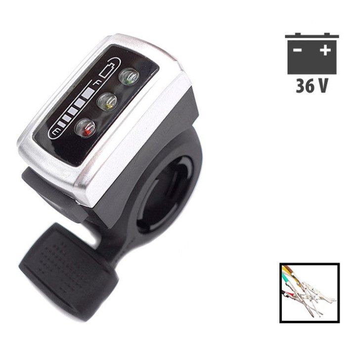 Gachette accelerateur indicateur batterie 36V