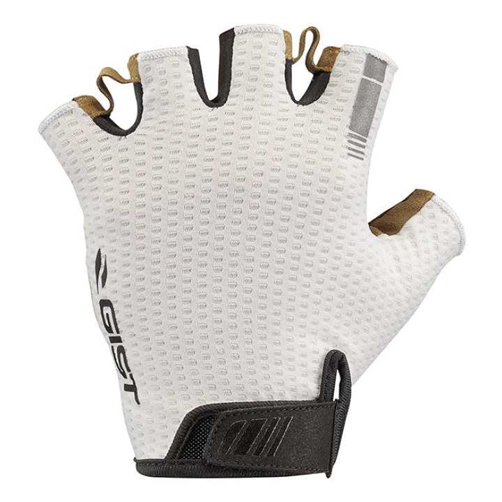Gants Vélo Court Gist Air Été Blanc S (Paire Sur Carte) Avec Velcro
