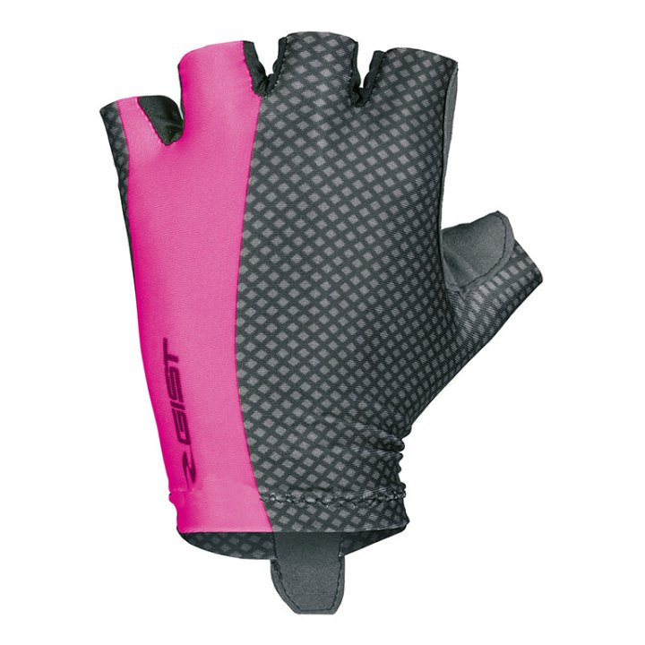 Gants Vélo Court Gist Lady - Femme Linea Été Fushia-Noir S (Paire Sur Carte) Sans Velcro