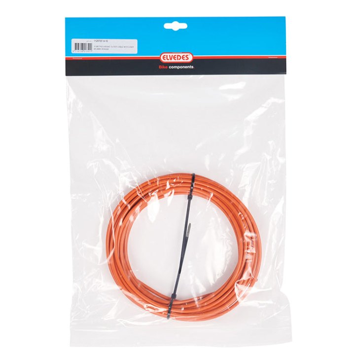 Gaine De Frein Elvedes Orange 4,9 mm (Rouleau De 10M) Avec Liner