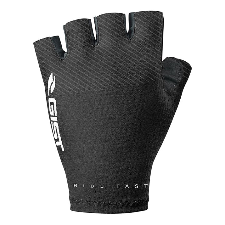 Gants Vélo Court Gist Race Été Noir S (Paire Sur Carte) Sans Velcro