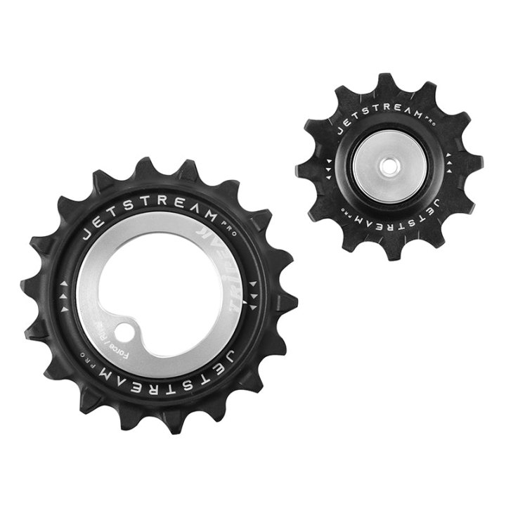 Galet Dérailleur Aopw Tripeak 12-18 Dents Céramique 12X2V. Sram Axs Force-Rival D1-D2 Argent -2023 (Jeu De 2) (Garantie 4 Ans)