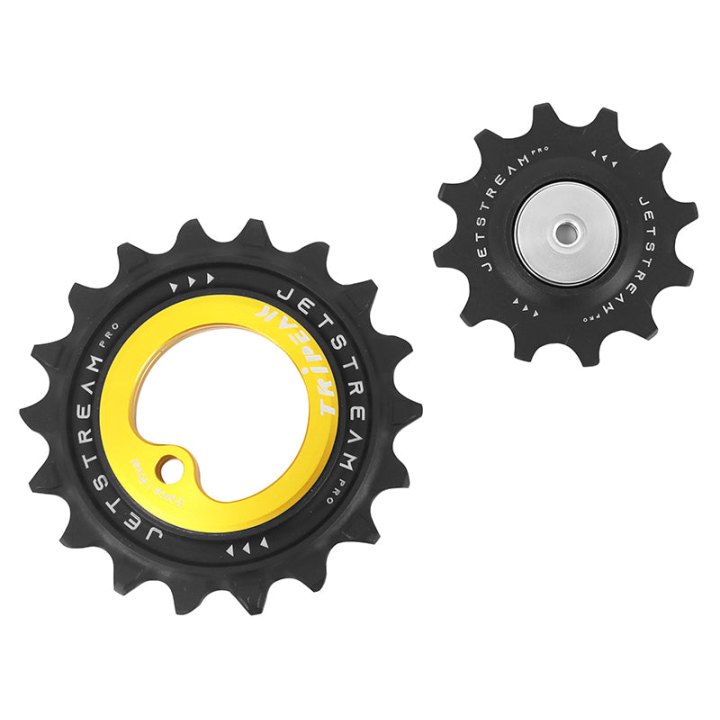 Galet Dérailleur Aopw Tripeak 12-18 Dents Céramique 12X2V. Sram Axs Force-Rival D1-D2 Or -2023 (Jeu De 2) (Garantie 4 Ans)
