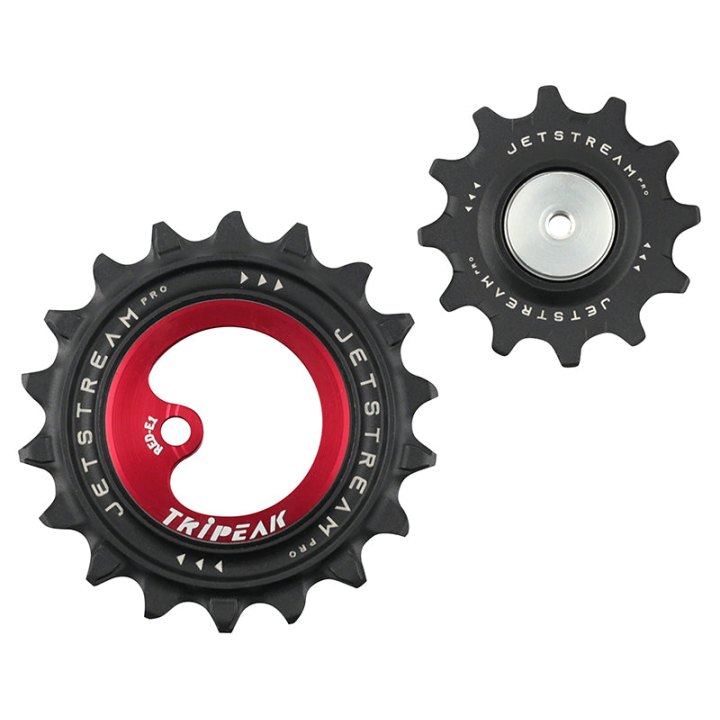 Galet Dérailleur Aopw Tripeak 12-18 Dents Céramique 12X2V. Sram Axs Red E1-Force E1 Rouge +2024 (Jeu De 2) (Garantie 4 Ans)