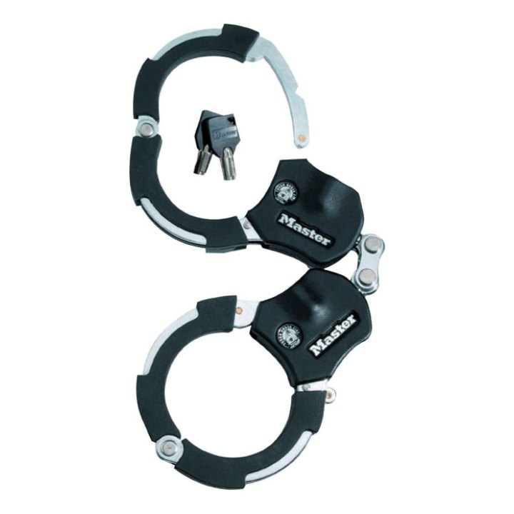 Antivol Vélo - Trottinette A Menotte Masterlock Street Cuff L36 cm - Livre Avec 4 Clés - Niveau Sécurité 9