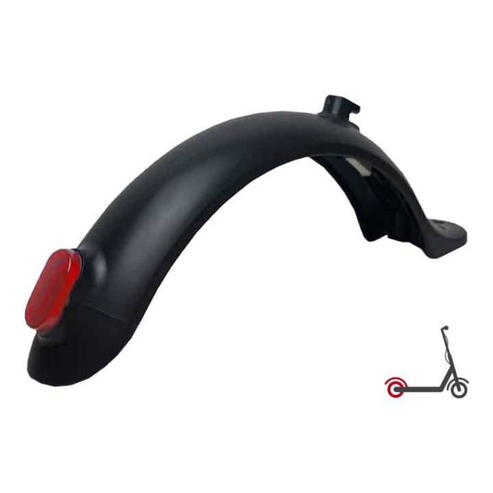 Garde boue arrière avec LED Xiaomi M365 & M365 Pro couleur noir
