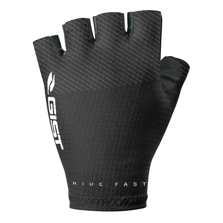 Gants Vélo Court Gist Race Été Noir XXL (Paire Sur Carte) Sans Velcro