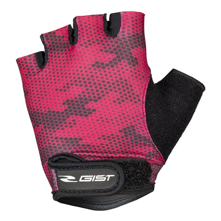 Gants Vélo Enfant Kid Court Gist Rose-Noir XS (Paire Sur Carte) Avec Velcro