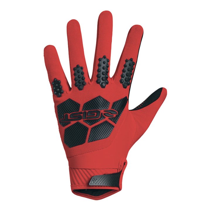 Gants Vélo VTT Long Gist Armor Rouge XXL (Paire Sur Carte) Compatible Ecran Tactile