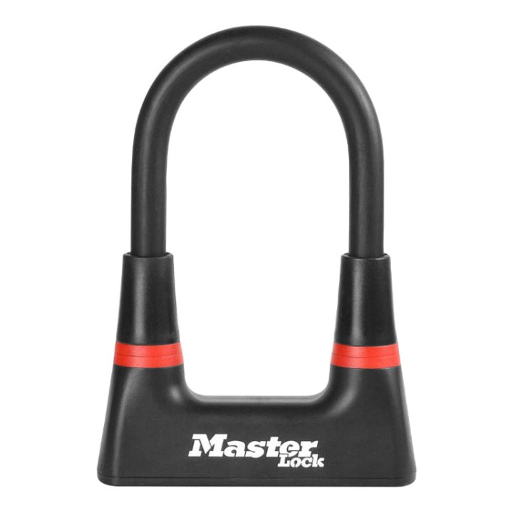 Antivol Vélo - Trottinette U Masterlock 80 X 150 mm Diam 14 mm Noir Livre Avec 4 Clés