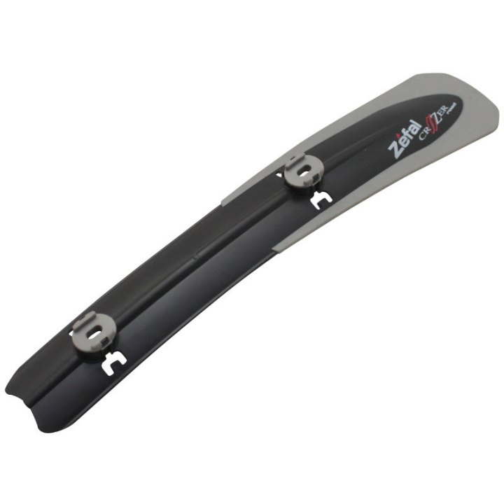 Garde Boue Route Sur Cadre Zefal Croozer Road Noir-Gris (Sur Tube Diagonal 75 mm Maxi) (Vendu A L Unite)