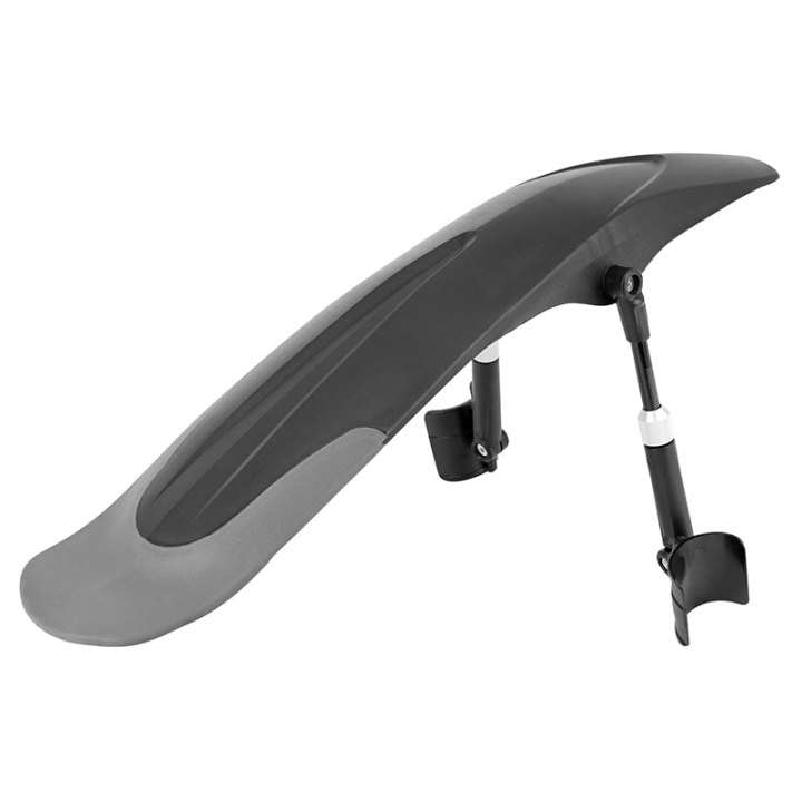 Garde Boue VTT AV 26"-29" Fixation Reglables Sur Bras De Fourche Par Sangles Velcro Ajustables 15,5-19,5 cm Noir (Pour Pneu Jusqu'A 2.60)