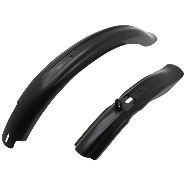 Garde Boue VTT AV+AR 20" P2R Kid Noir (Paire) -Kit Visserie Non Inclus-