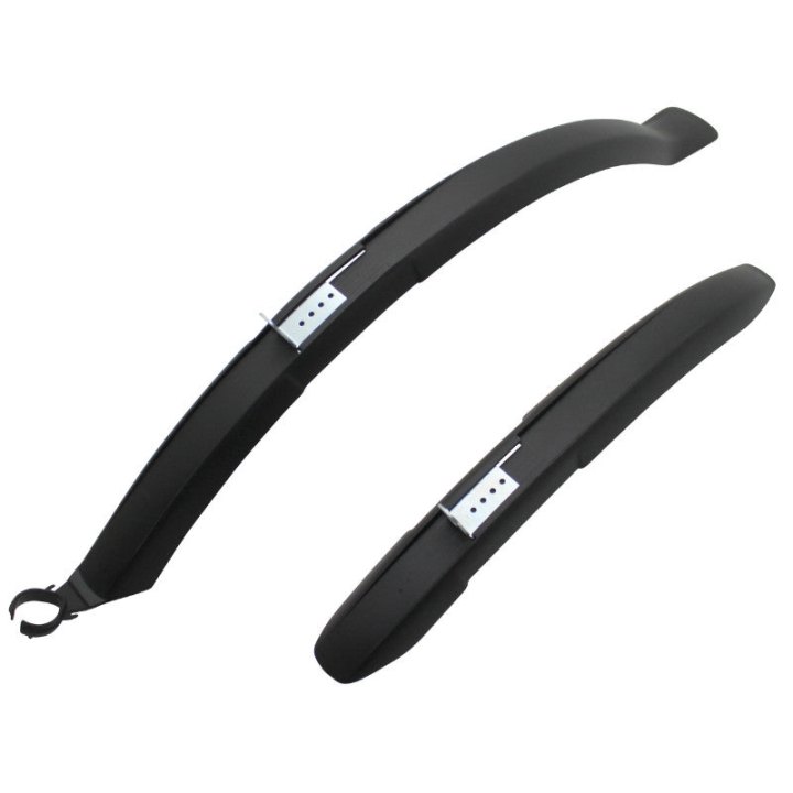 Garde Boue VTT AV+AR 26"-27.5"-28" Nevada Noir Pour V-Brake (Paire)
