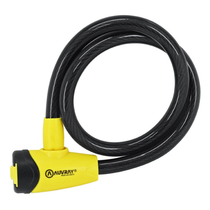 Antivol Vélo Câble A Clé Auvray Diam 12 mm L 65 cm