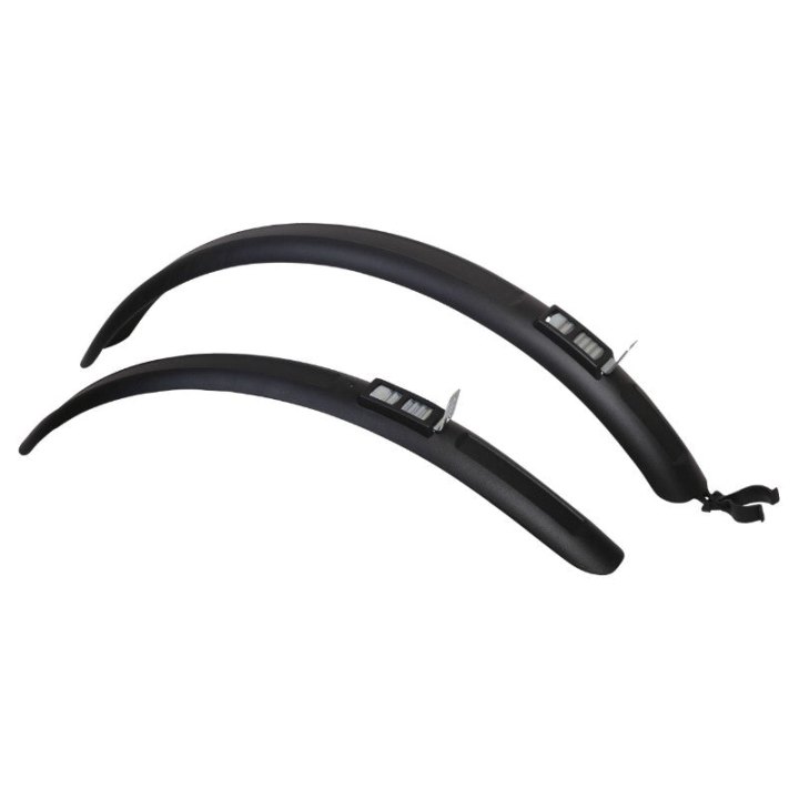 Garde Boue City-VTT Rapide Zefal Trail 55 mm Noir (Paire) Pour Pneu 650B-700C-26"-27.5"-29" Section Maximum 2.0"