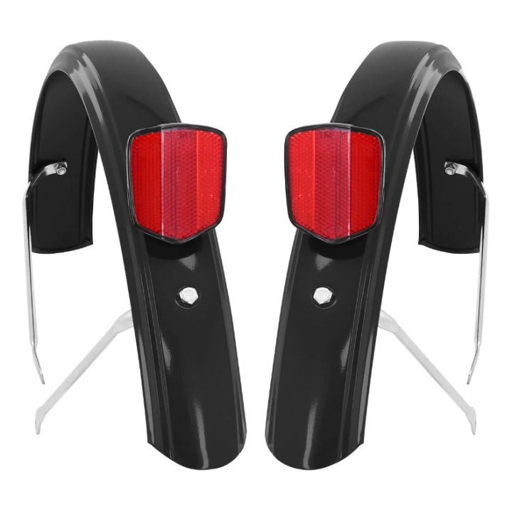 Garde Boue Noir Arrière Pour Tricycle 125803 24" (Vendu A La Paire)