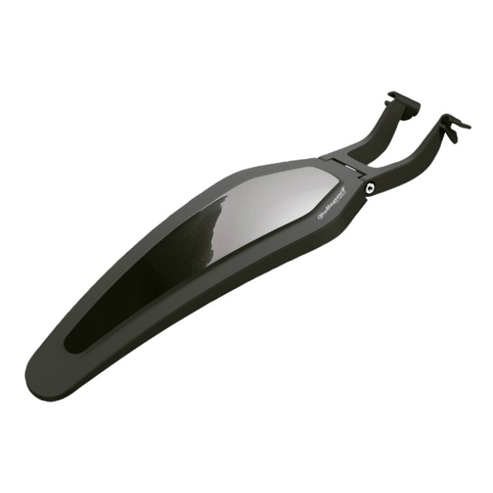 Garde Boue VTT AR 16'' À 29" Polisport S-Mud MTB Réglable Noir (Sur Rail De Selle) Longueur 380 mm