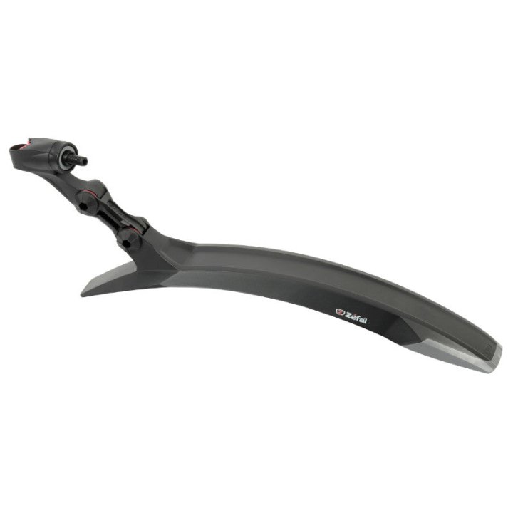 Garde Boue VTT AR 27.5"-29" Zefal Deflector Rm90+ Résine Noir Pour Pneu Moins De 3.0" Double Articulation Diam. 25-32 mm