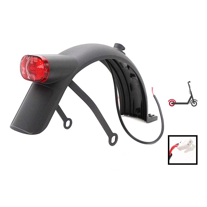 Garde boue arriere Xiaomi Scooter 4 2nd Generation Original (Modele 3 Trous)