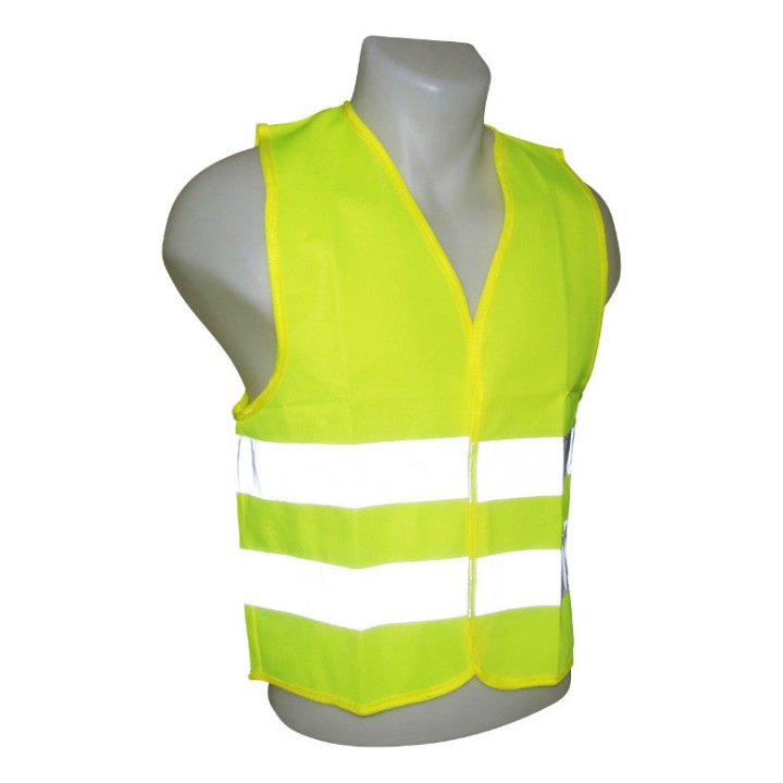 Gilet De Sécurité P2R Enfant Jaune Reflechissant