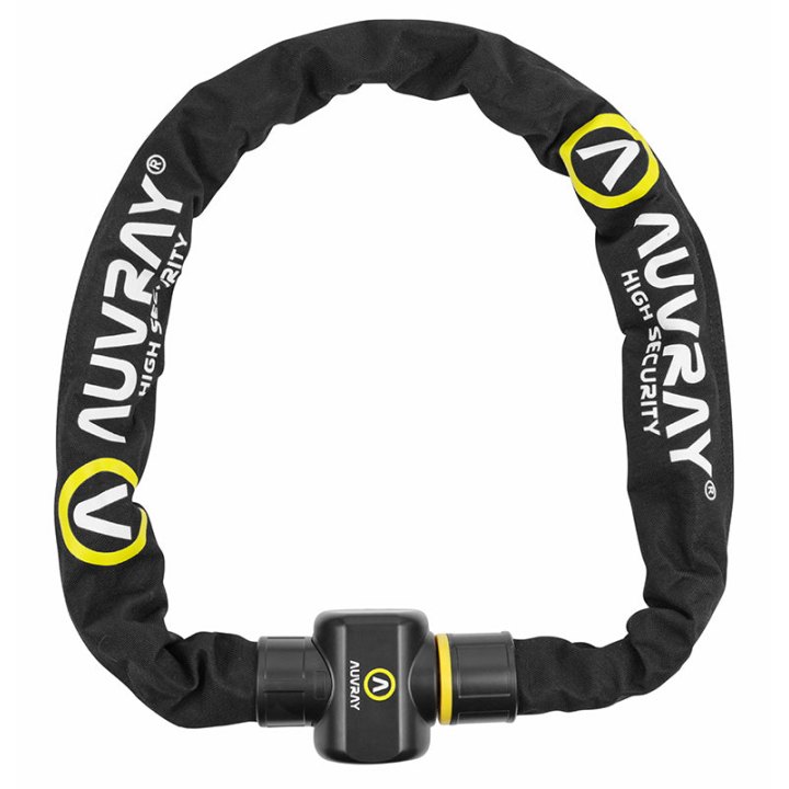 Antivol Vélo Chaîne A Clé Auvray C-Bloc Pro Alert 1.00M Maillon Diam 10 mm Avec Alarme Sonore (3 Clés) -Homologué Art***-