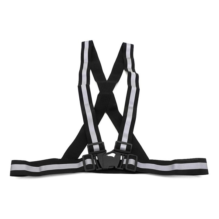 Gilet signalisation bandes reflechissantes - noir