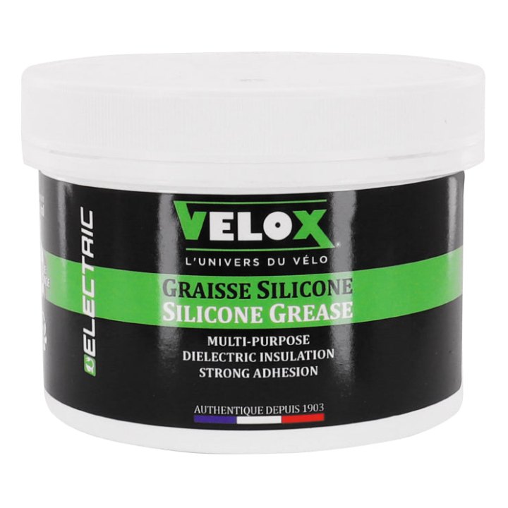 Graisse Vélo Velox Silicone Pour VAE - Isolant Dielectrique (Pot 350 Ml) - Insoluble Dans L'Eau