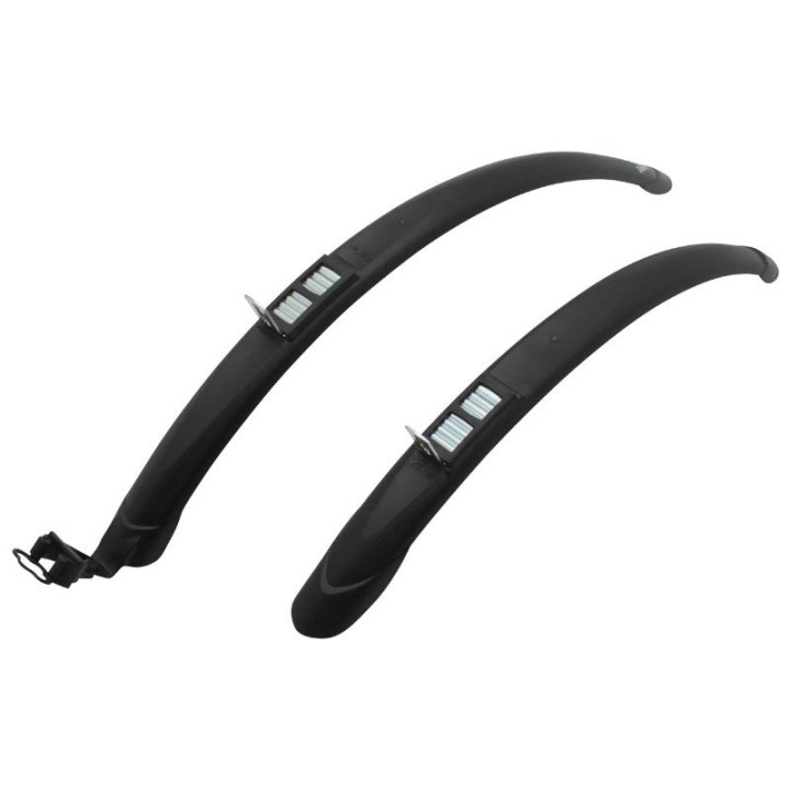 Garde Boue City-VTC Rapide Zefal Trail 45 mm Noir (Paire) Pour Pneu 650B-700C-26"-27.5"-29" Section Maximum 1.6"