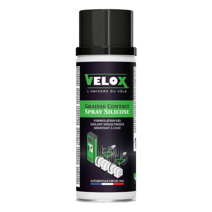 Graisse Vélo Velox Connexion Électrique VAE-E-Bike (Aerosol 200Ml) Protège Les Connectiques Des Batteries Contre La Corrosion Et L'Humidite