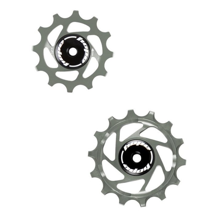 Hope 14T 12T Jockey Wheels Pair Smoke