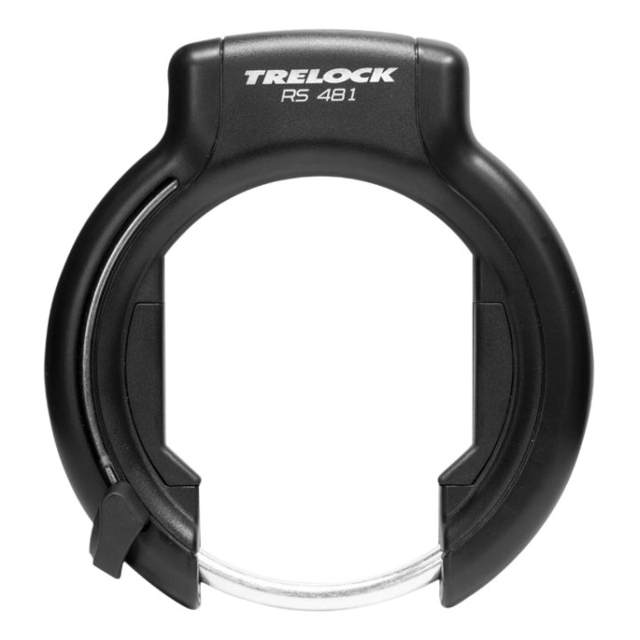 Antivol Vélo Fer A Cheval Trelock Rs481 Noir Avec Fixation (Fixation Sur Cadre Largeur De 106 mm À 112 mm) Ecart Pneu 92 mm (Clé Amovible)
