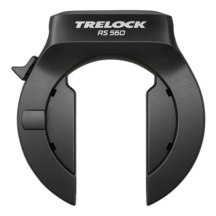 Antivol Vélo Fer A Cheval Trelock Rs560 Noir Avec Fixation (Fixation Sur Cadre Largeur De 71 mm À 95 mm) Ecart Pneu 58 mm (Clé Amovible) - Homologué Fub 2 Etoiles