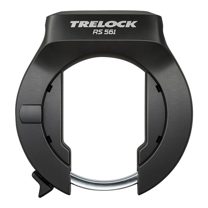 Antivol Vélo Fer A Cheval Trelock Rs561 Noir Avec Fixation Ecart Pour Pneu 72,5 mm (Clé Amovible) Pour Pneu Ballon - Homologué Fub 2 Etoiles