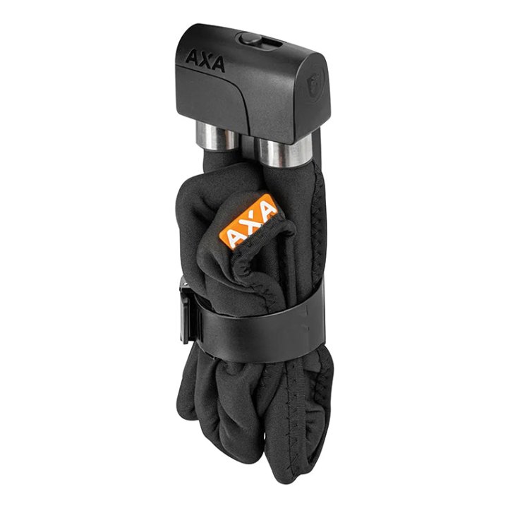Antivol Vélo Pliable-Pliant Axa Foldable 800 A Clé Diam 8 mm L1.00M Noir (Avec Fixations Sur Cadre) - Sécurité Niveau 10-15 - Homologué Fub 1 Etoile
