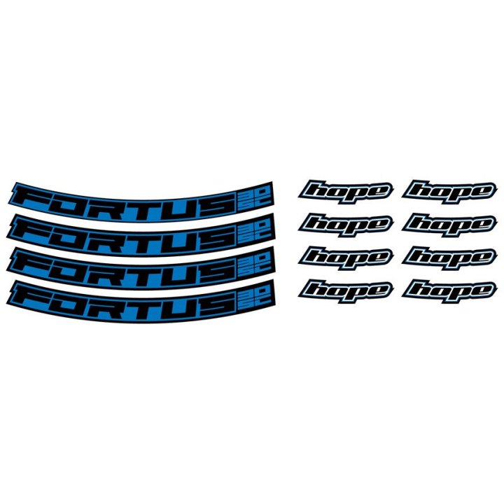 Hope Fortus 30SC Rim Decal Kits 27.5 inch and 29 inch