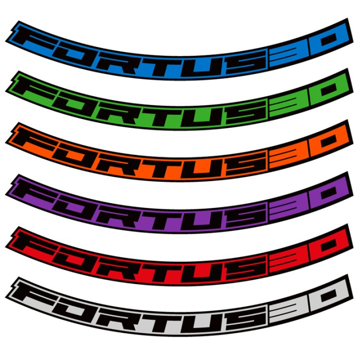 Hope Fortus 30 Rim Decal Kits 26 inch, 27.5 inch and 29 inch