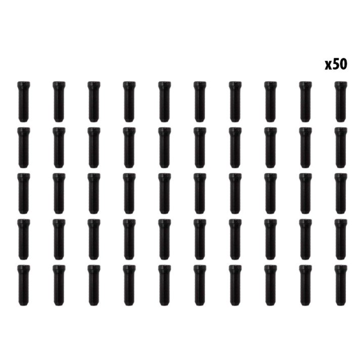Arrets de cables noir x50 pcs