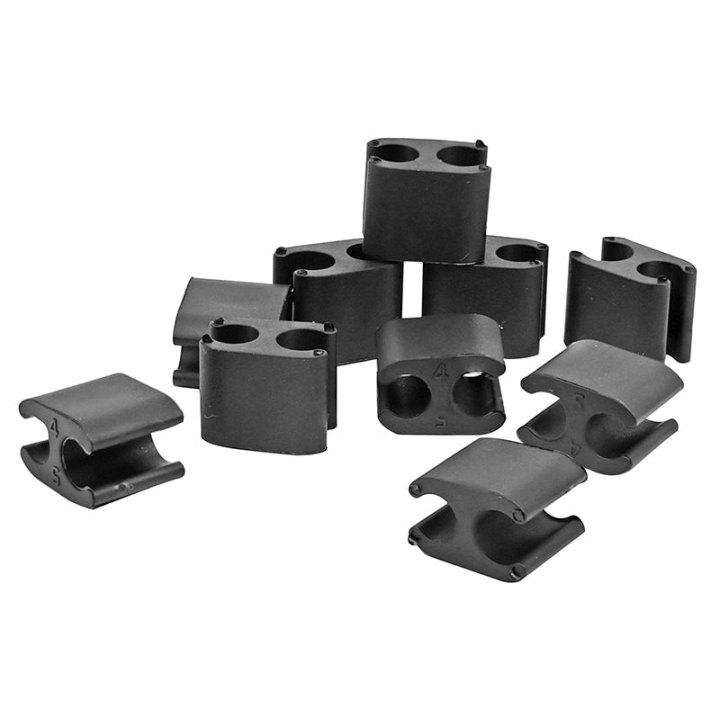 Attache Gaine Frein-Dérailleur Elvedes Noir 4,1 - 5 mm (Vendu Par 10)