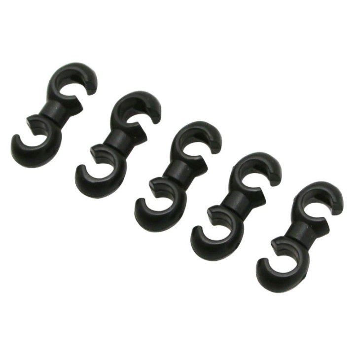 Attache Gaine Frein-Dérailleur Fibrax Noir (Sachet De 5Pcs)