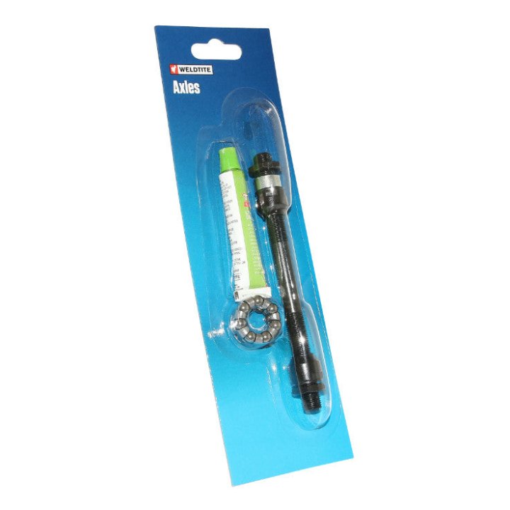 Axe De Roue - Moyeu Route Arrière Creux Weldtite D 10 X 135 mm Avec Graisse Et Cage A Billes