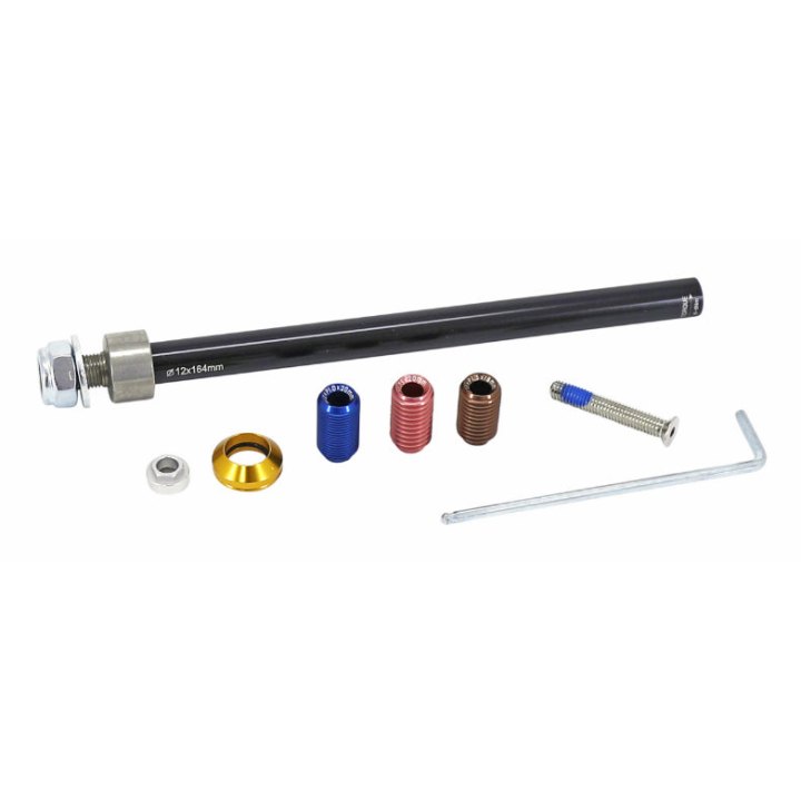 Axe Traversant - Blocage Rapido Remorque Lg 164 mm M12X157 Super Boost Compatible Tout Filetage