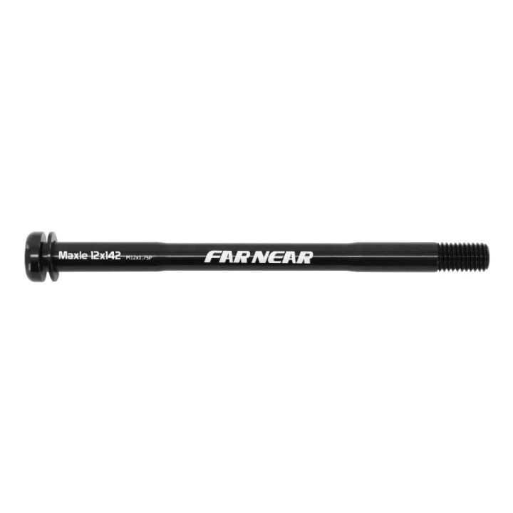 Axe Traversant - Blocage Roue Arrière Switch Filetage M12 X 1.75 mm Maxle Noir (172 mm Hors Butee Dont Filetage 19 mm)