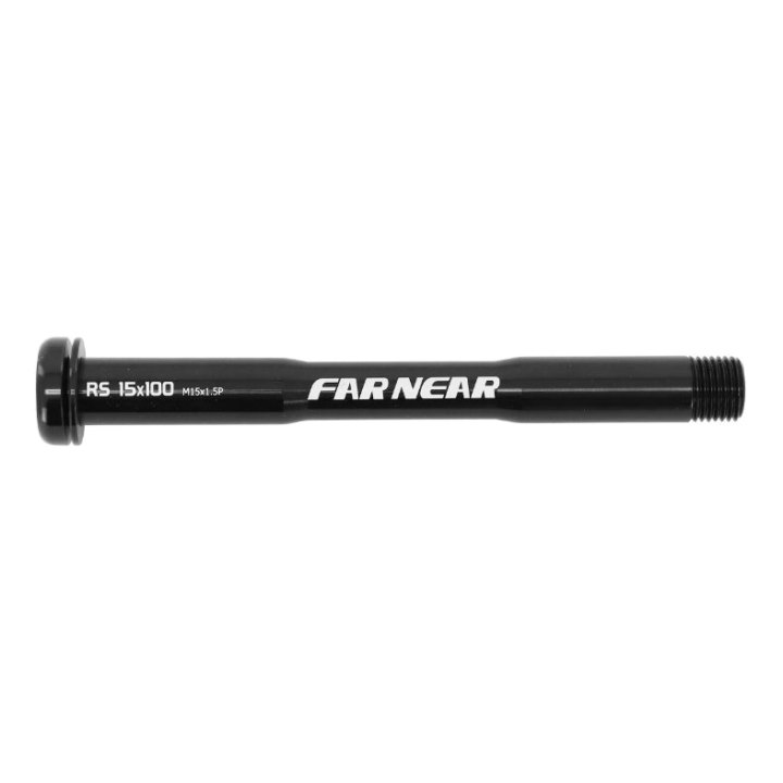 Axe Traversant - Blocage Roue Avant Switch Filetage M15 X 1.5 mm Pour Rockshox 15 X 100 Noir (146 mm Hors Butee Dont Filetage 10 mm)